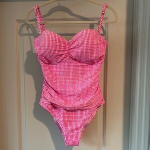 Lily Pulitzer Pink Gingham Swimsuit